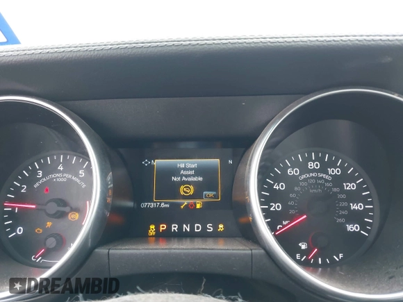 2019 Ford Mustang EcoBoost with VIN 1FA6P8TH1K5162110, listed as a IAAI auction lot 41626756 with 77,317 mi miles and . Bid and sale history available at carsss.com. Image 15.