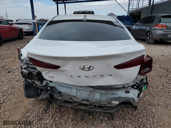 2020 Hyundai Elantra SEL with VIN 5NPD84LF7LH542947, listed as a Copart auction lot 44988425 with 114,064 mi miles and Salvage Title. Bid and sale history available at carsss.com. Image 6.