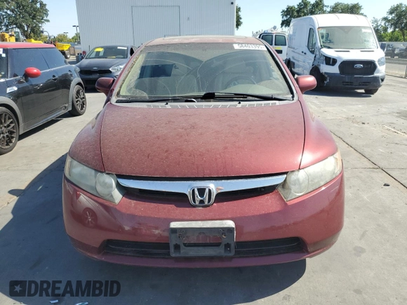 2008 Honda Civic EX-L z VIN 2HGFA169X8H534523, wystawiony jako Copart lot #58403395 z przebiegiem 184 220 mil mil oraz Szkoda całkowita • Salvage title. Historia ofert i sprzedaży dostępna na DreamBid. Obrazek 5.