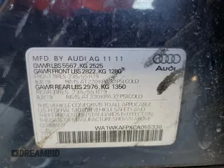 2012 Audi Q5 Prestige with VIN WA1WKAFPXCA055336, listed as a Copart auction lot 52817535 with 133,084 mi miles and Clean title. Bid and sale history available at DreamBid. Image 13.