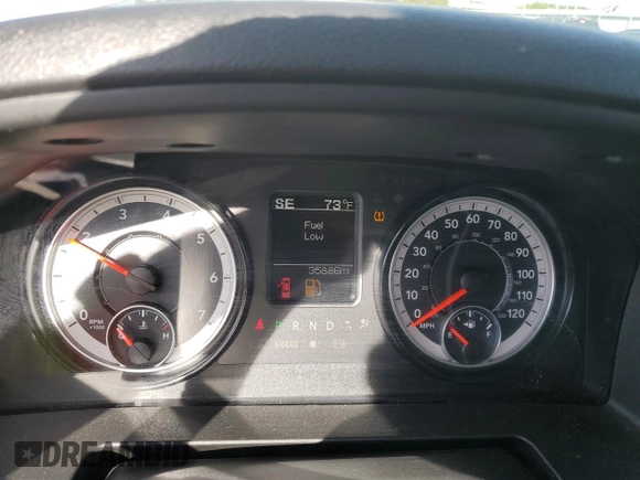 2022 Ram 1500 Tradesman with VIN 1C6RR6FGXNS155257, listed as a Copart auction lot 77655834 with 35,886 mi miles and Salvage title. Bid and sale history available at DreamBid. Image 9.