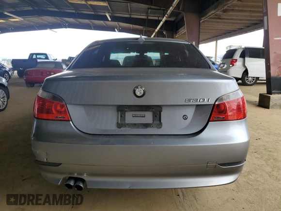 2004 BMW 5 Series 530i with VIN WBANA73504B059236, listed as a Copart auction lot 47633475 with 211,366 mi miles and Salvage Title. Bid and sale history available at DreamBid. Image 6.
