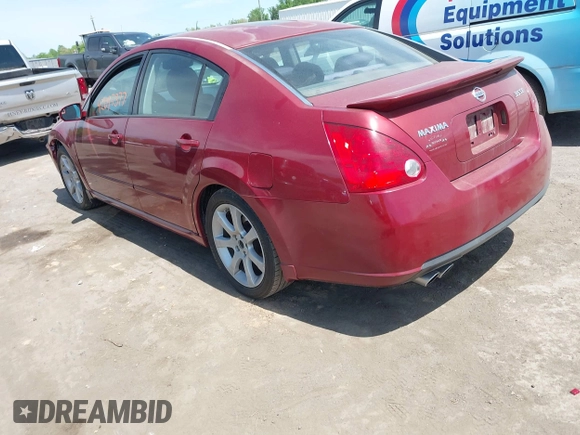 2008 Nissan Maxima 3.5 SL with VIN 1N4BA41E28C802427, listed as a IAAI auction lot 42097377 with 193,282 mi miles. Bid and sale history available at carsss.com. Image 3.