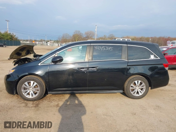 2015 Honda Odyssey EX-L z VIN 5FNRL5H60FB085047, wystawiony jako IAAI lot #42045345 z przebiegiem 180 323 mil mil oraz . Historia ofert i sprzedaży dostępna na DreamBid. Obrazek 14.