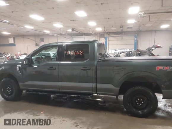 2021 Ford F-150 XL with VIN 1FTFW1E59MKD82204, listed as a IAAI auction lot 41466186 with 56,839 mi miles. Bid and sale history available at carsss.com. Image 15.