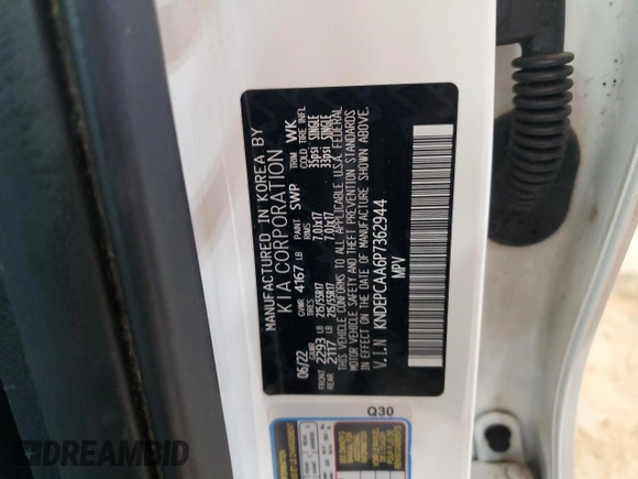 2023 Kia Seltos LX z VIN KNDEPCAA6P7362944, wystawiony jako Copart lot #53048395 z przebiegiem 48 646 mil mil oraz Szkoda całkowita • Salvage title. Historia ofert i sprzedaży dostępna na DreamBid. Obrazek 13.