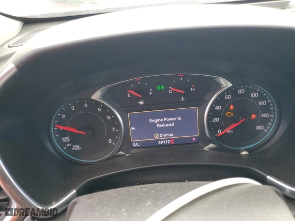 2022 Chevrolet Equinox Premier with VIN 3GNAXNEV9NS169216, listed as a Copart auction lot 44738005 with 49,112 mi miles and Salvage Title. Bid and sale history available at carsss.com. Image 9.
