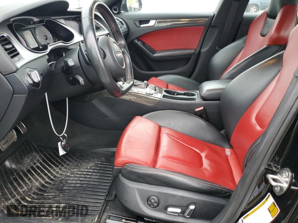 2015 Audi S4 Premium Plus with VIN WAUBGAFL8FA105073, listed as a Copart auction lot 52439145 with 88,180 mi miles and Salvage Title. Bid and sale history available at carsss.com. Image 7.