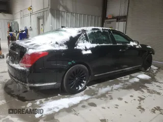 2017 Genesis G90 5.0L Ultimate with VIN KMHG54JH2HU024053, listed as a Copart auction lot 84533734 with 89,935 mi miles and Salvage Title. Bid and sale history available at carsss.com. Image 3.