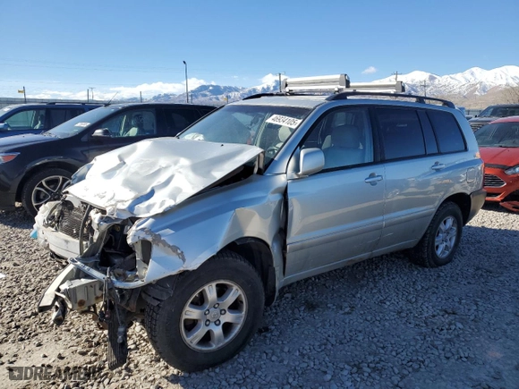 2003 Toyota Highlander with VIN JTEHF21A630135228, listed as a Copart auction lot 46934105 with 0 mi miles and Salvage Title. Bid and sale history available at carsss.com. Image 1.