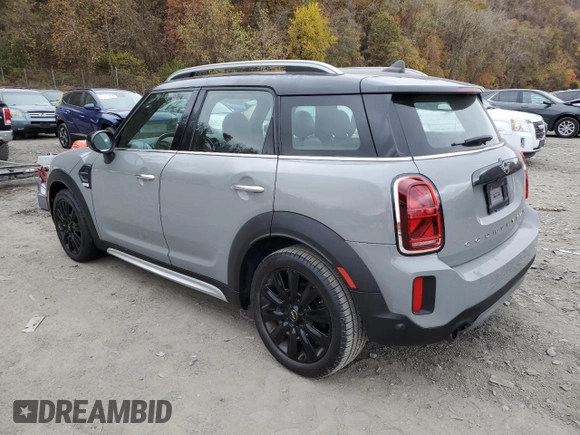 2021 MINI Countryman Oxford Edition with VIN WMZ23BR08M3M79321, listed as a Copart auction lot 78650574 with 49,718 mi miles and Non Repairable. Bid and sale history available at carsss.com. Image 2.