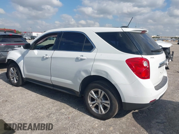 2015 Chevrolet Equinox LS with VIN 2GNALAEKXF1164985, listed as a IAAI auction lot 42134571 with 99,847 mi miles and . Bid and sale history available at DreamBid. Image 3.