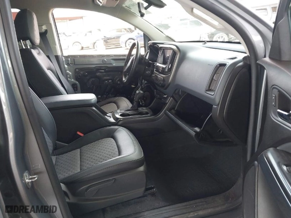 2021 Chevrolet Colorado 4WD Z71 with VIN 1GCGTDEN1M1168618, listed as a IAAI auction lot 41683565 with 57,697 mi miles. Bid and sale history available at carsss.com. Image 5.
