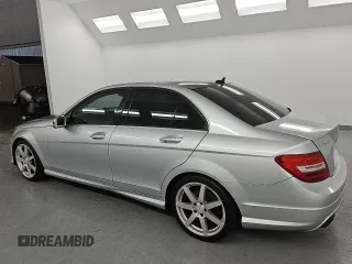 2014 Mercedes-Benz C 250 Sport with VIN WDDGF4HB4EG242305, listed as a Copart auction lot 61692835 with 158,590 mi miles and Clean title. Bid and sale history available at DreamBid. Image 2.