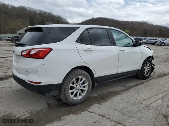 2020 Chevrolet Equinox LS with VIN 3GNAXSEV7LS700182, listed as a Copart auction lot 51627145 with 66,191 mi miles and Salvage Title. Bid and sale history available at carsss.com. Image 3.