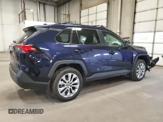 2025 Toyota RAV4 XLE Premium with VIN 2T3A1RFV3SW520863, listed as a Copart auction lot 55786675 with 13,069 mi miles and Salvage title. Bid and sale history available at DreamBid. Image 3.