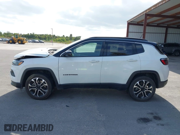 2023 Jeep Compass (RED) Edition with VIN 3C4NJDCN8PT565904, listed as a IAAI auction lot 42082855 with 39,921 mi miles and . Bid and sale history available at carsss.com. Image 14.