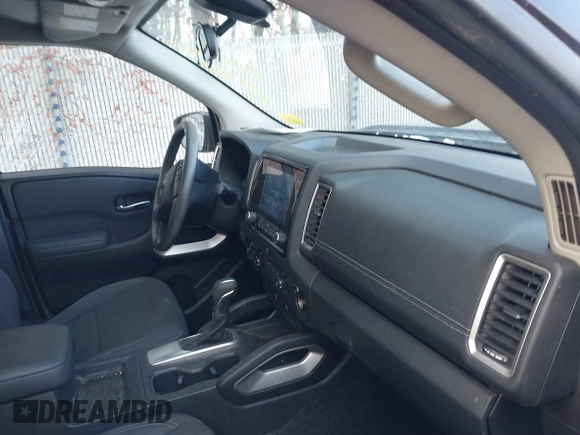 2022 Nissan Frontier S with VIN 1N6ED1CMXNN647043, listed as a IAAI auction lot 41410487 with 20,463 mi miles and . Bid and sale history available at DreamBid. Image 5.