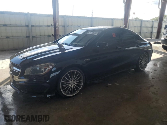 2015 Mercedes-Benz CLA 45 AMG with VIN WDDSJ5CB8FN218575, listed as a Copart auction lot 79330934 with 75,167 mi miles and Non Repairable. Bid and sale history available at DreamBid. Image 1.