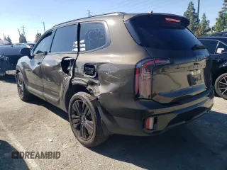 2023 Kia Telluride SX X-Line with VIN 5XYP5DGC8PG333753, listed as a Copart auction lot 43980934 with 12,673 mi miles and Salvage title. Bid and sale history available at DreamBid. Image 2.