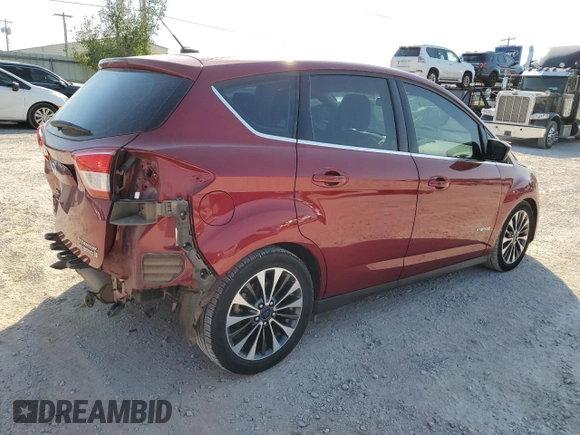 2017 Ford C-Max Titanium z VIN 1FADP5DU6HL100322, wystawiony jako Copart lot #75319584 z przebiegiem 75 048 mil mil oraz Szkoda całkowita • Salvage title. Historia ofert i sprzedaży dostępna na DreamBid. Obrazek 3.