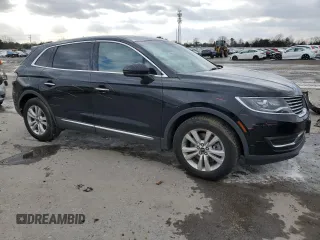2017 Lincoln MKX Premiere with VIN 2LMPJ6JR4HBL34845, listed as a Copart auction lot 45963755 with 52,646 mi miles and Salvage Title. Bid and sale history available at carsss.com. Image 4.