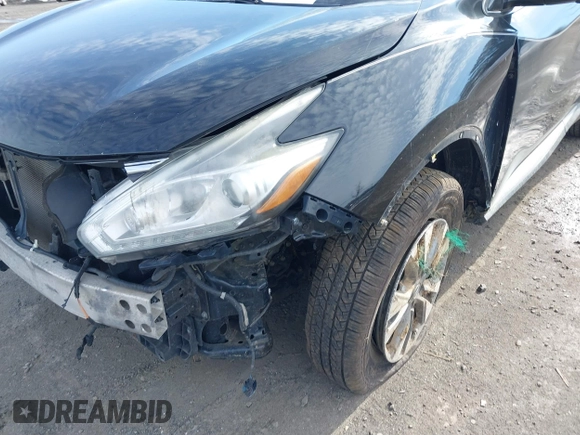 2015 Nissan Murano Platinum with VIN 5N1AZ2MHXFN243537, listed as a IAAI auction lot 41369974 with 130,490 mi miles and . Bid and sale history available at DreamBid. Image 6.