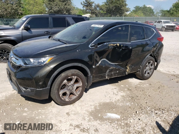 2018 Honda CR-V EX-L with VIN 7FARW2H80JE009798, listed as a Copart auction lot 54472435 with 60,105 mi miles and Salvage Title. Bid and sale history available at carsss.com. Image 1.