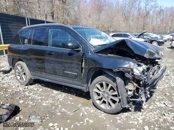2017 Jeep Compass High Altitude with VIN 1C4NJCEA7HD125880, listed as a Copart auction lot 49104925 with 99,779 mi miles and Salvage Title. Bid and sale history available at carsss.com. Image 4.