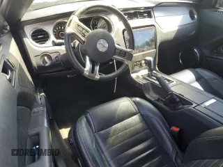 2014 Ford Mustang V6 with VIN 1ZVBP8AMXE5201707, listed as a Copart auction lot 49221165 with 164,123 mi miles and Salvage Title. Bid and sale history available at carsss.com. Image 8.
