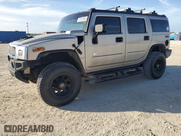 2003 Hummer H2 with VIN 5GRGN23U93H132284, listed as a Copart auction lot 78701904 with 153,171 mi miles and Non Repairable. Bid and sale history available at carsss.com. Image 1.