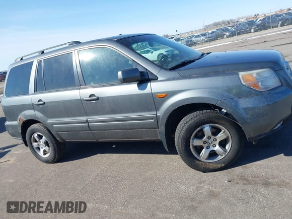 2007 Honda Pilot EX-L with VIN 2HKYF18667H501911, listed as a IAAI auction lot 41752356 with 267,277 mi miles and . Bid and sale history available at DreamBid. Image 13.