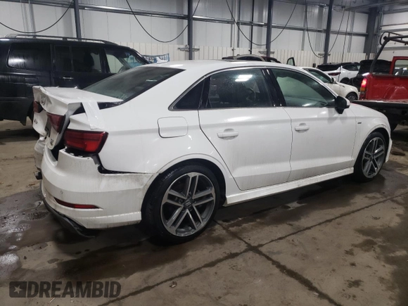 2018 Audi A3 Sedan Premium Plus with VIN WAUJ8GFF9J1069070, listed as a Copart auction lot 41606874 with 43,063 mi miles. Bid and sale history available at carsss.com. Image 3.
