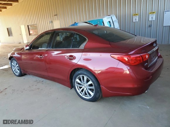 2016 Infiniti Q50 3.0t Premium with VIN JN1EV7AR0GM342616, listed as a Copart auction lot 46418185 with 83,413 mi miles and Salvage Title. Bid and sale history available at carsss.com. Image 2.