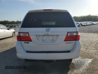 2005 Honda Odyssey EX-L with VIN 5FNRL38785B041017, listed as a Copart auction lot 52191965 with 211,949 mi miles and Salvage Title. Bid and sale history available at carsss.com. Image 6.