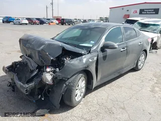 2016 Kia Optima LX with VIN 5XXGT4L3XGG103129, listed as a IAAI auction lot 41830841 with 1 mi miles. Bid and sale history available at carsss.com. Image 2.