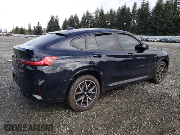 2024 BMW X4 M40i with VIN 5UX43DT07R9W67330, listed as a Copart auction lot 78283054 with 0 mi miles and Salvage Title. Bid and sale history available at carsss.com. Image 3.