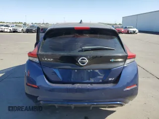 2021 Nissan LEAF SV with VIN 1N4AZ1CVXMC552736, listed as a Copart auction lot 63552015 with 54,660 mi miles and Clean title. Bid and sale history available at DreamBid. Image 6.