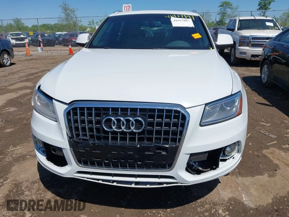 2015 Audi Q5 Premium Plus with VIN WA1LFAFP7FA063194, listed as a IAAI auction lot 41917897 with 125,625 mi miles and . Bid and sale history available at DreamBid. Image 12.