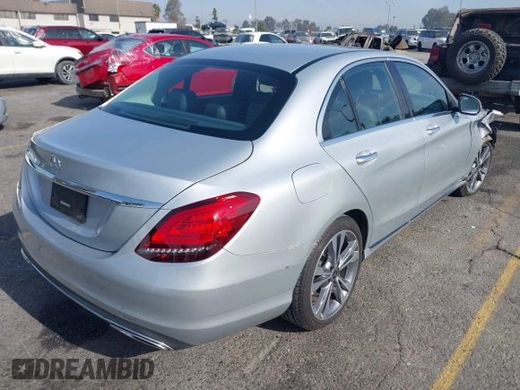 2020 Mercedes-Benz C 300 with VIN WDDWF8DB0LR550162, listed as a IAAI auction lot 41221716 with 73,411 mi miles and . Bid and sale history available at carsss.com. Image 4.