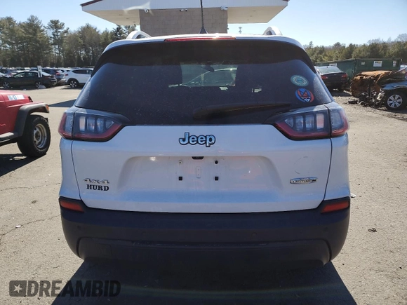 2019 Jeep Cherokee Latitude Plus with VIN 1C4PJMLB7KD469176, listed as a Copart auction lot 47461665 with 24,799 mi miles and Salvage Title. Bid and sale history available at carsss.com. Image 6.