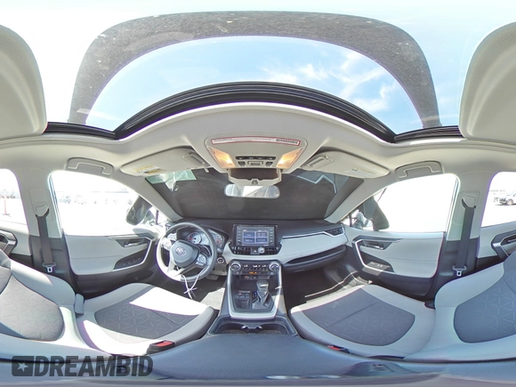 2020 Toyota RAV4 XLE with VIN 2T3W1RFV2LW074325, listed as a Copart auction lot 58693665 with 34,830 mi miles and Salvage title. Bid and sale history available at DreamBid. Image 15.