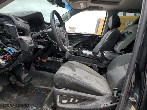 2018 Cadillac Escalade Luxury with VIN 1GYS3BKJ9JR198263, listed as a Copart auction lot 81517084 with 0 mi miles and Salvage Title. Bid and sale history available at carsss.com. Image 7.