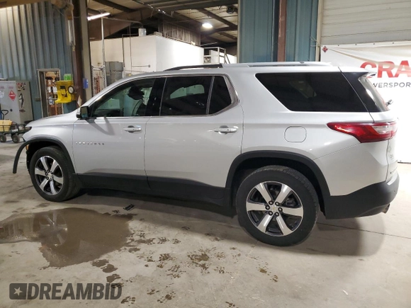 2018 Chevrolet Traverse LT z VIN 1GNEVHKW0JJ250252, wystawiony jako Copart lot #55965095 z przebiegiem 116 794 mil mil oraz Szkoda całkowita • Salvage title. Historia ofert i sprzedaży dostępna na DreamBid. Obrazek 2.