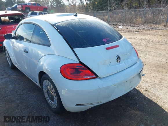 2015 Volkswagen Beetle Fleet Edition with VIN 3VWF17AT1FM623509, listed as a IAAI auction lot 41644985 with 98,648 mi miles and . Bid and sale history available at DreamBid. Image 3.