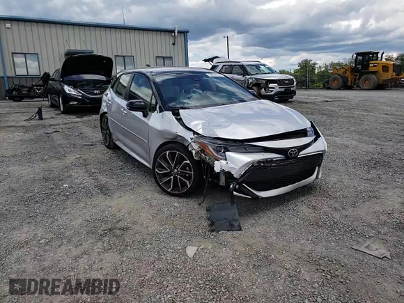 2021 Toyota Corolla Hatchback XSE with VIN JTNC4MBE7M3125871, listed as a Copart auction lot 66865354 with 91,573 mi miles and Salvage Title. Bid and sale history available at carsss.com. Image 10.