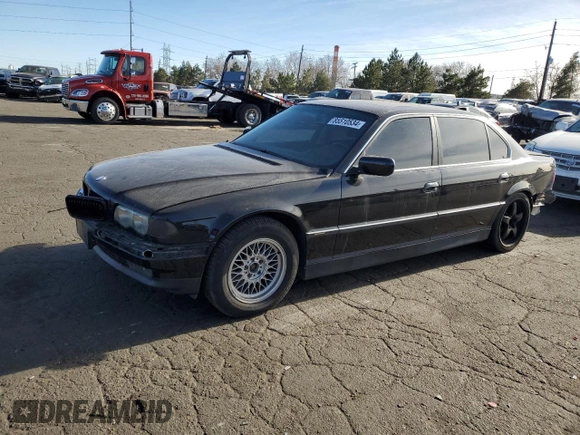 1999 BMW 7 Series 740il with VIN WBAGH833XXDP05481, listed as a Copart auction lot 85510534 with 159,680 mi miles and Salvage Title. Bid and sale history available at carsss.com. Image 1.