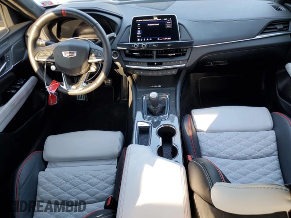 2023 Cadillac CT4-V Blackwing z VIN 1G6DL5RP8P0460283, wystawiony jako Copart lot #69396234 z przebiegiem 15 698 mil mil oraz Szkody całkowita. Historia ofert i sprzedaży dostępna na DreamBid. Obrazek 8.