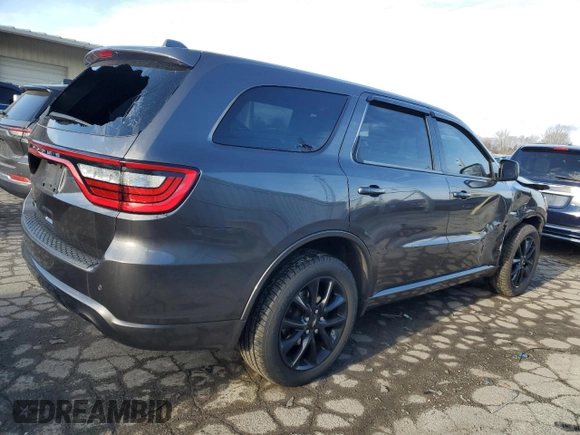 2019 Dodge Durango SXT Plus with VIN 1C4RDJAG1KC718252, listed as a Copart auction lot 84152794 with 113,047 mi miles and Salvage title. Bid and sale history available at DreamBid. Image 3.