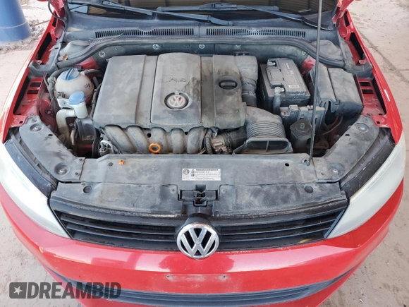 2012 Volkswagen Jetta Sedan SE w/Convenience with VIN 3VWDX7AJ2CM350015, listed as a Copart auction lot 49903745 with 135,452 mi miles and Clean Title. Bid and sale history available at carsss.com. Image 11.
